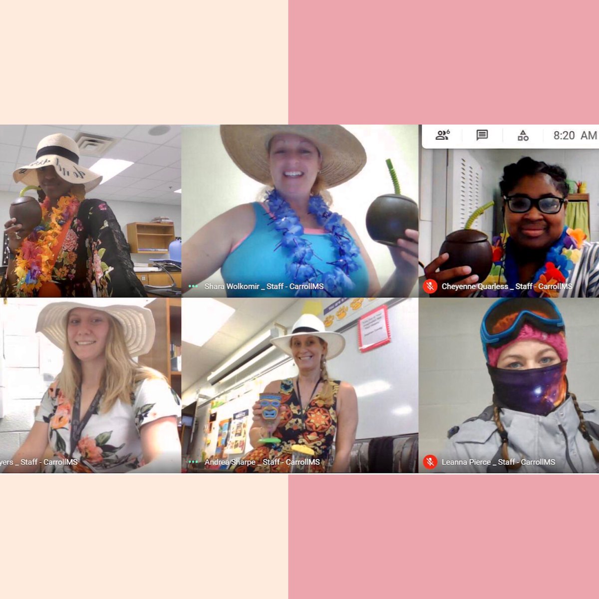 HairstonTeaches's tweet photo. Itโs the last day before #SpringBreak!
We are off to our favorite destinations for #VacationDay! ๐๐
#TeamLead6th @CMMS_Culture
#CMMSTeamSpiritWeek
@CMMSCougars #WeAreCarroll https://t.co/muU4xYFGFy