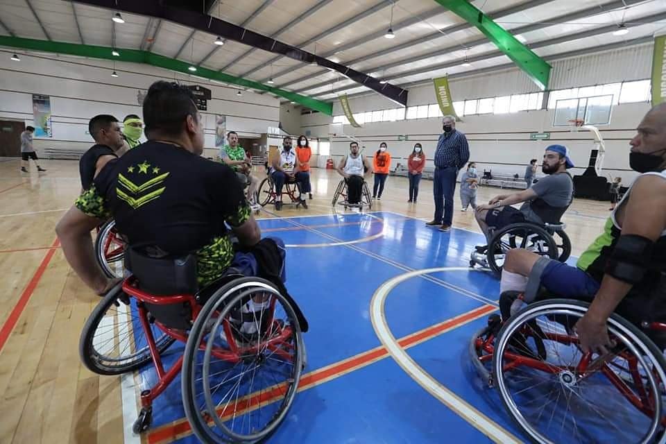 Siempre es bueno ponernos en el lugar de los demás, agradezco a mis amigos del Equipo de Básquetbol en Silla de Ruedas Transformers de #Saltillo que me invitaron a convivir y entrenar con ellos. La inclusión es clave para avanzar como sociedad. #México