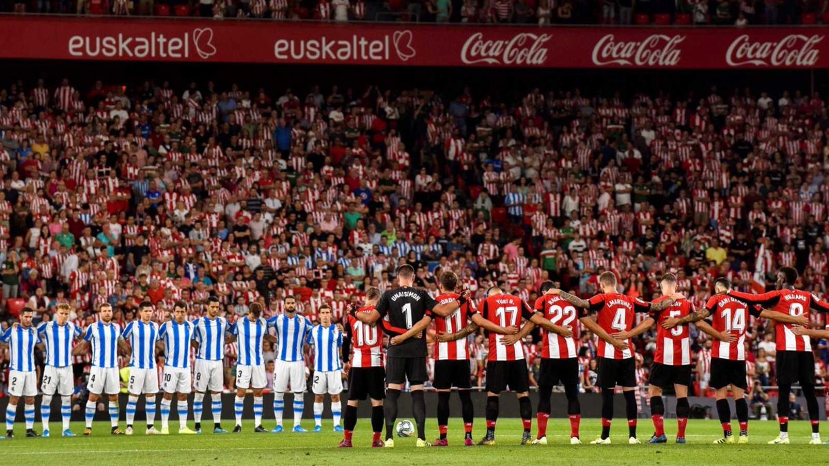 DatAthle's tweet photo. Athletic y Real Sociedad se han enfrentado en 57 ocasiones desde la llegada de extranjeros al conjunto txuri urdin en 1989, todas en Liga.

👉 19 victorias de la Real Sociedad

👉 19 empates

👉 19 victorias del Athletic

Próximo enfrentamiento en 8 días.

#BiziAmetsa https://t.co/WIr8LSHAPx