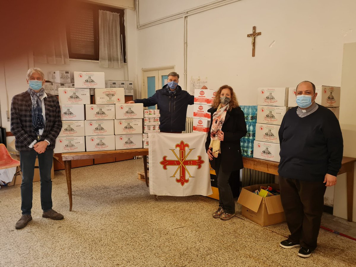 SMOCSG_Toscana's tweet image. Livorno, 26 marzo 2021. BRICIOLE DI SALUTE. Donazione alla Chiesa di Shanghai LI di generi alimentari di prima necessità da distribuire alle famiglie in difficoltà individuate nel tessuto sociale cittadino.
#solidarietà 
#constantinianorder