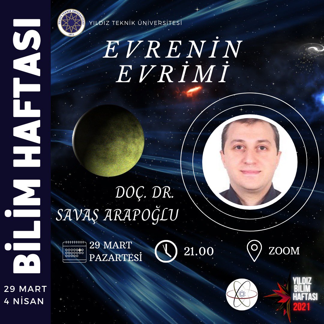 Bu yıl <a href="/ytubmk/">Bilim ve Matematik</a> <a href="/ytukimtek/">KİMTEK</a> <a href="/yildizteknikpdk/">Yıldız Teknik PDK</a> <a href="/YTUFelsefe/">YTÜ Felsefe Kulübü</a> <a href="/ytuast/">Yıldız Teknik Üniversitesi Astronomi Kulübü</a> <a href="/bilimofisi/">Bilim Ofisi</a> kulüp ve topluluklarıyla ortak bir şekilde  düzenleyeceğimiz “YILDIZ BİLİM HAFTASI” kapsamında 29 Mart Pazartesi Günü etkinlik programımız şu şekildedir :