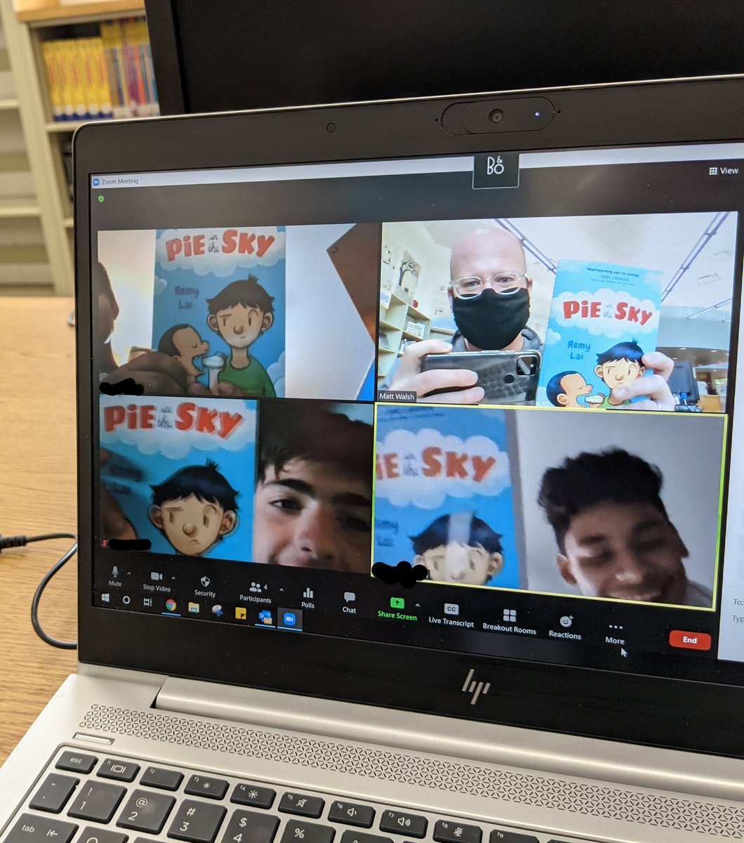 What a way to kick off spring break... we finished Pie in the Sky today! These boys loved this fantastic book by <a href="/Remy_Lai/">Remy Lai</a>! What time is it? Time for CAKE! #204Reads at <a href="/GrangerIPSD204/">GrangerMiddleSchool</a>