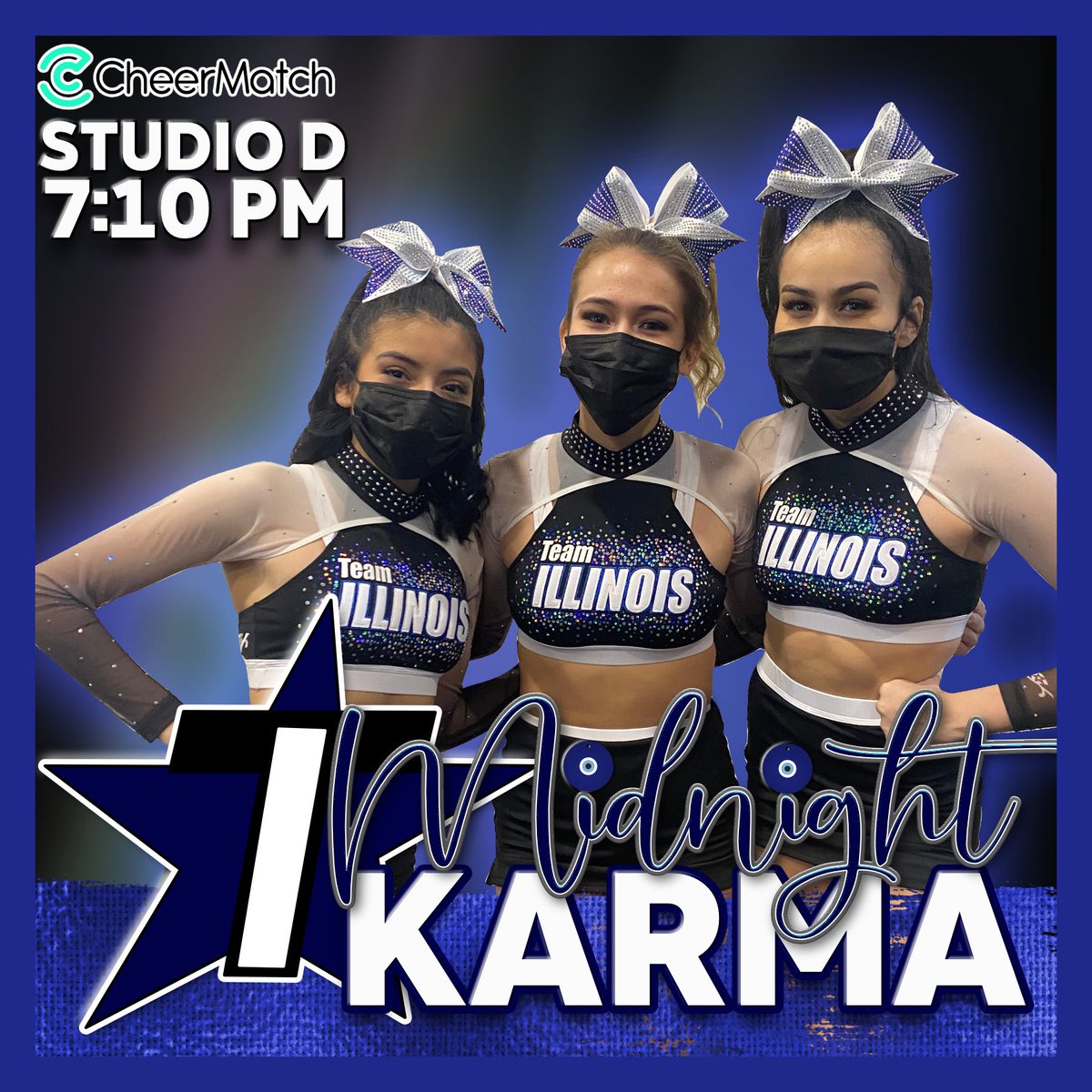 teamilcheer's tweet photo. It’s 𝕄𝕒𝕥𝕔𝕙 𝔻𝕒𝕪! Check out the teams competing tonight in 𝗠𝗔𝗧𝗖𝗛 𝟭𝟰! 🧿💎💍🎀 #ALLIN https://t.co/y7wyV2c0b7