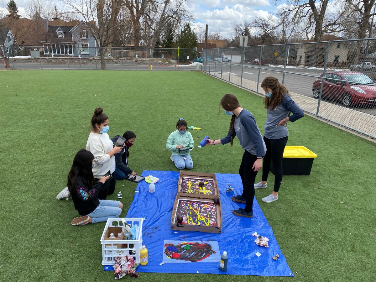 psdctc's tweet photo. Our student-run iLEAD team brought the field trip to @PoudreSchools' elementary learners today at @HarrisBilingual. After the last year, it was so rewarding to see the engagement &amp; hear the laughter from everyone involved. #PSDConnected #PSDTogether https://t.co/XG7n4hrfNl