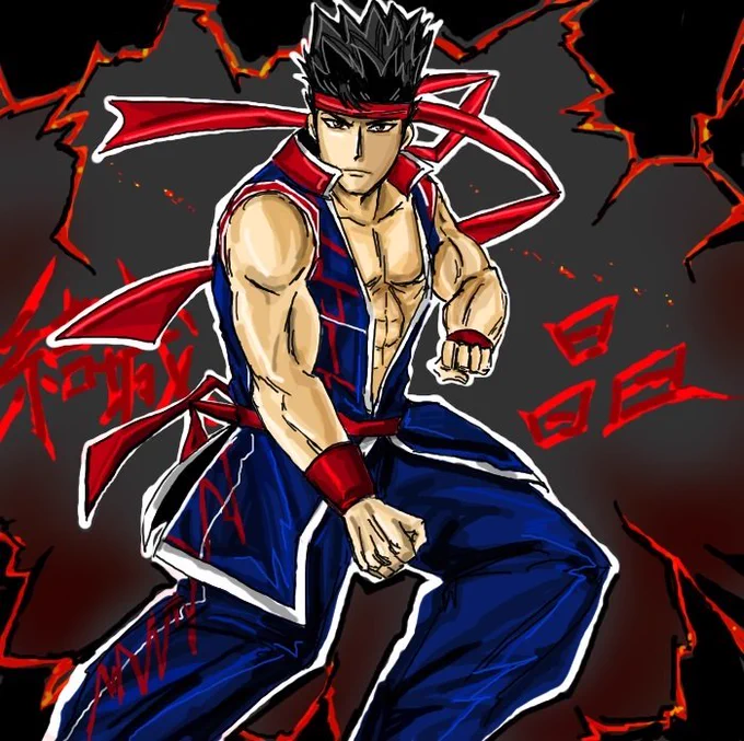 結城流八極拳
強さを求めて修行の日々

結城道場で宿泊稽古
リオンはセレブなので…こんな感じでしょうか?

#VFお絵描き部
#イラスト
#イラスト好きな人と繋がりたい 