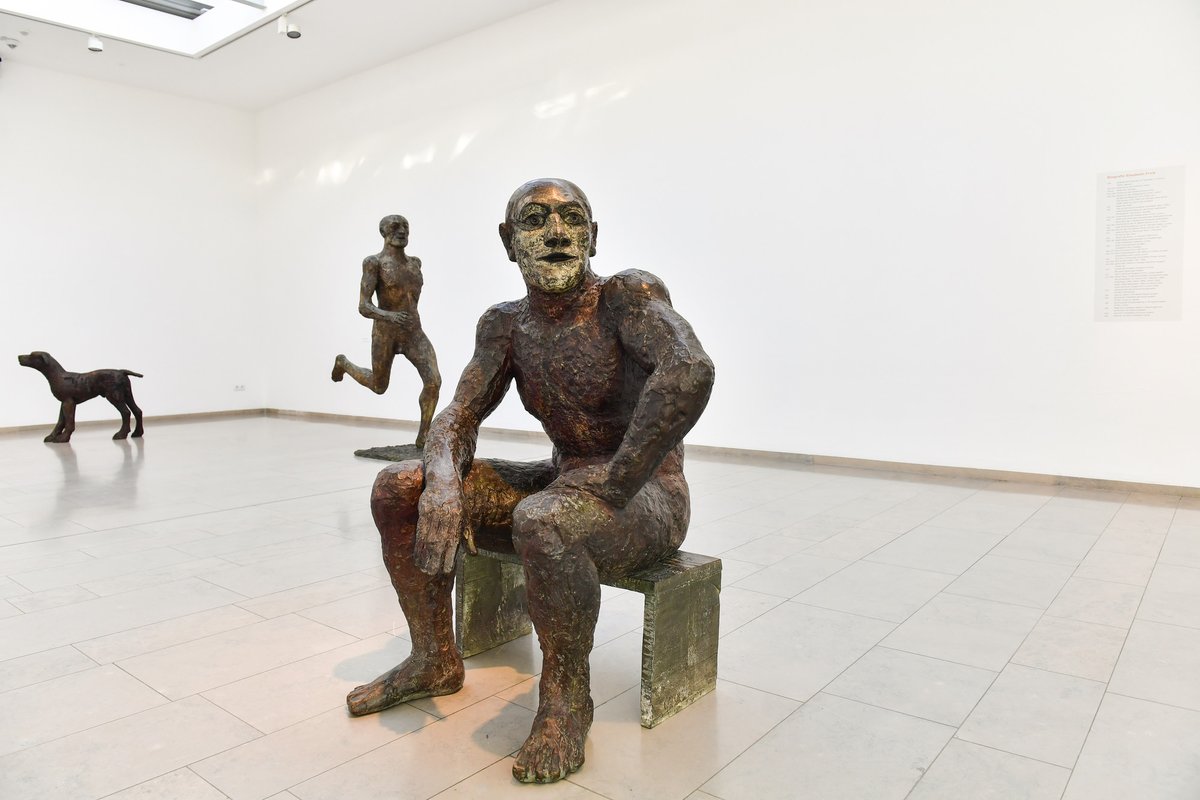 MarcksHaus's tweet photo. @MuseenInBremen Nutzt die Chance am Wochenende, bevor die Museen wieder schliessen, die Ausstellung "Man is an Animal" mit Skulpturen von Elisabeth Frink zu besuchen im @MarcksHaus . https://t.co/gV2jSKxoOY