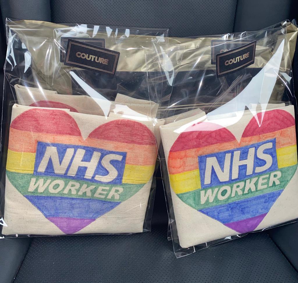 Coutureuk49's tweet photo. More tote bags off to our amazing NHS!🖤 https://t.co/FQC6cyT0F3