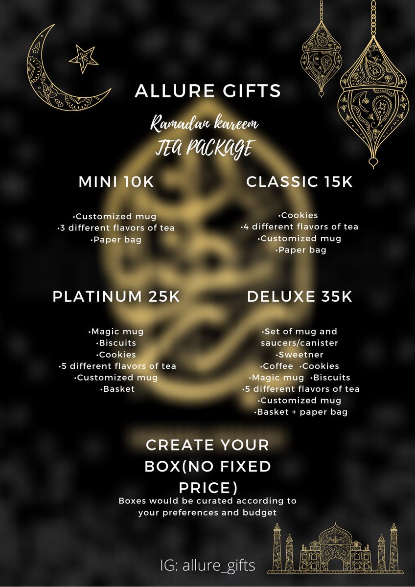 GiftsAllure's tweet photo. Ramadan gift package +free tally counter and dates,+free rainbow quran for deluxe package 🥰
Don’t miss out,order now for your loved ones😍 https://t.co/6cBRBF75xH