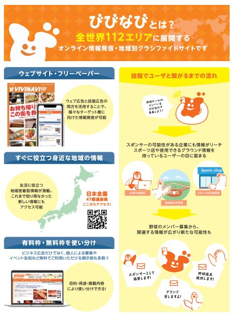 びびなび Vivid Navigation クラシファイド Vivinavi Twitter