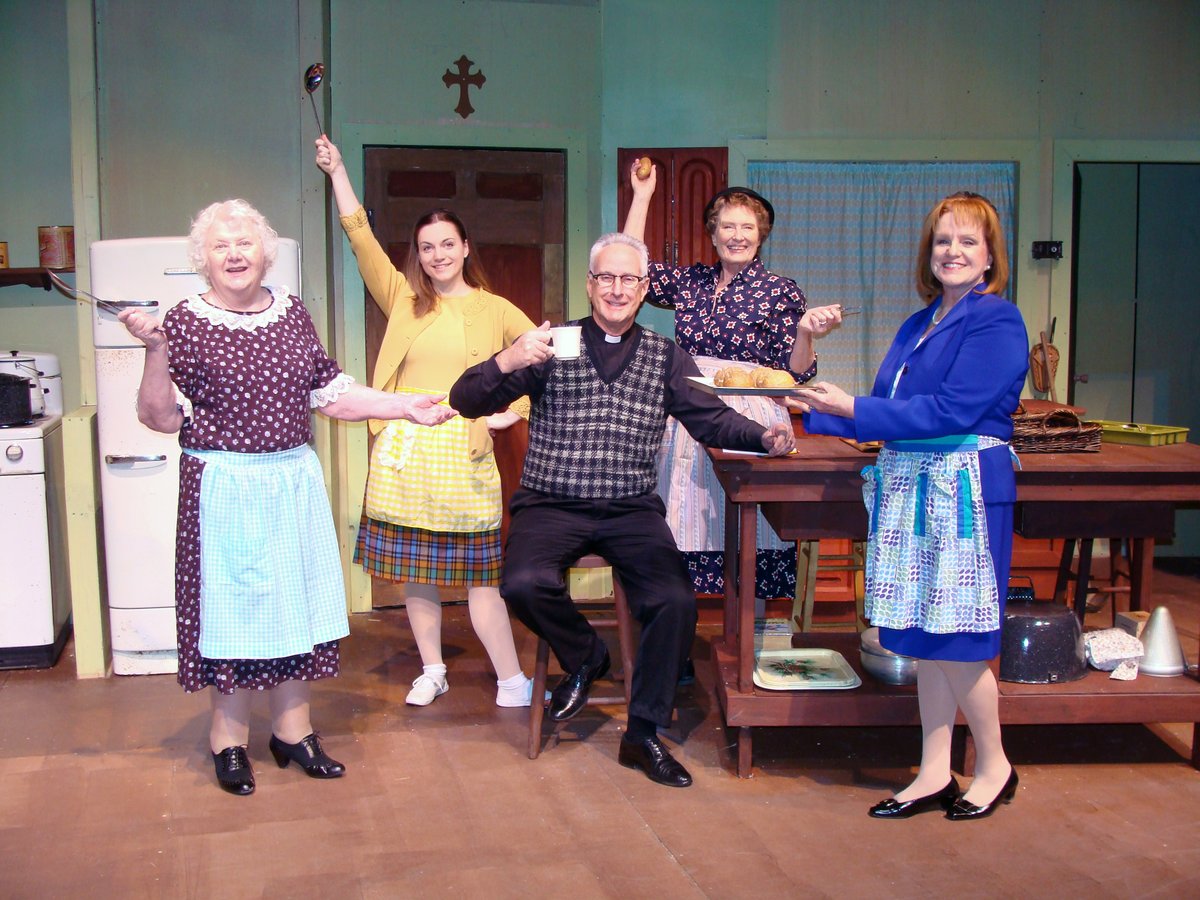 We're open and your favorite "Church Basement Ladies" are back on stage with their hilarious antics. It's going to be a great 2021 season, and we can't wait to see you soon! #atasteofbroadway #livetheatre