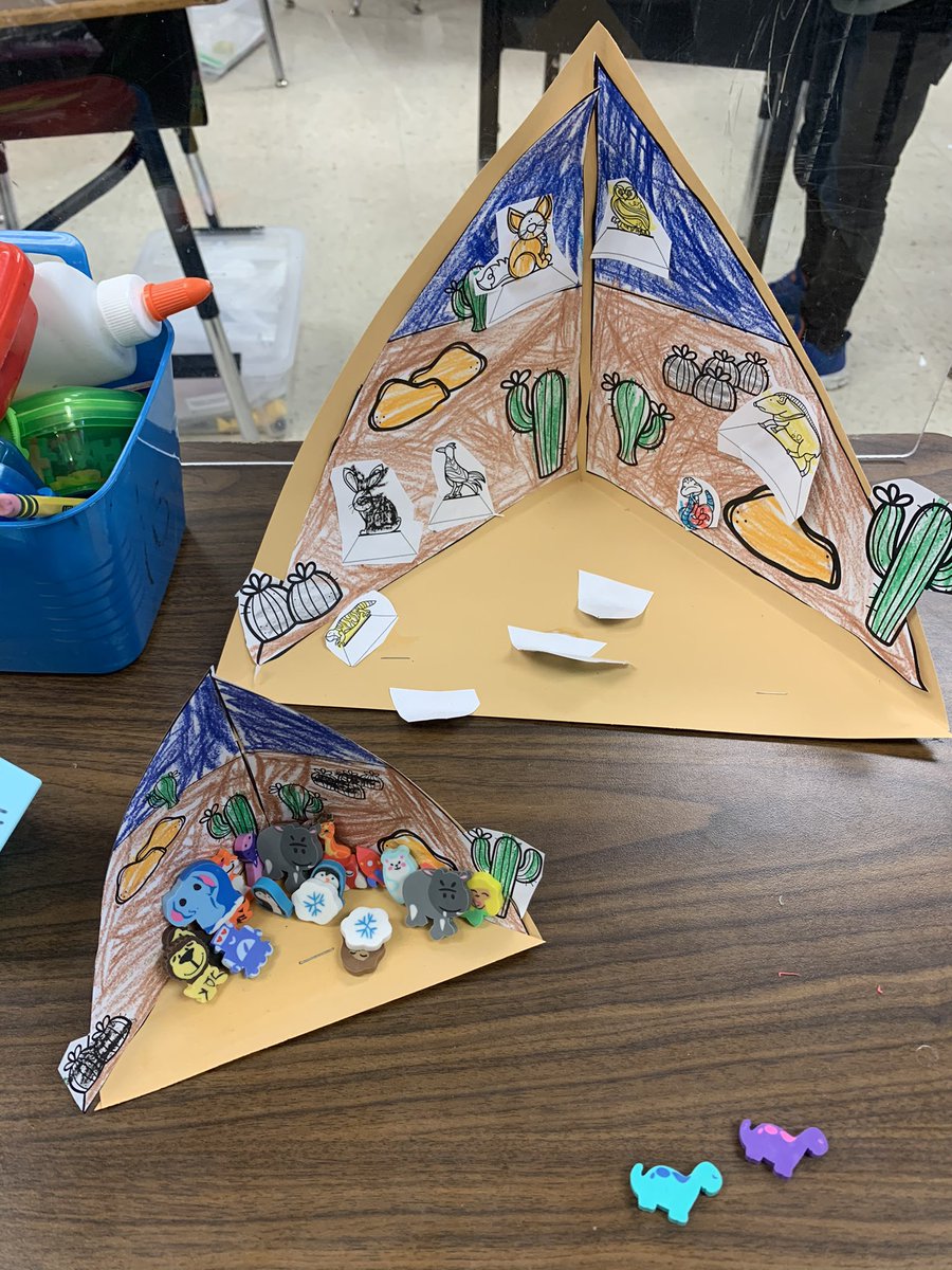 I designed these desert dioramas for the week after spring break 2020.... thrilled we actually got to make them this year! Including minis for our desk pets to hang in the desert #rootedcoloniesnorth