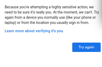 TheoryAudiobook's tweet photo. @ANSektionOB Clicking 'try again' brings me to a login screen and then when I login it just brings me back to this damn thing. https://t.co/k54jg6hngq