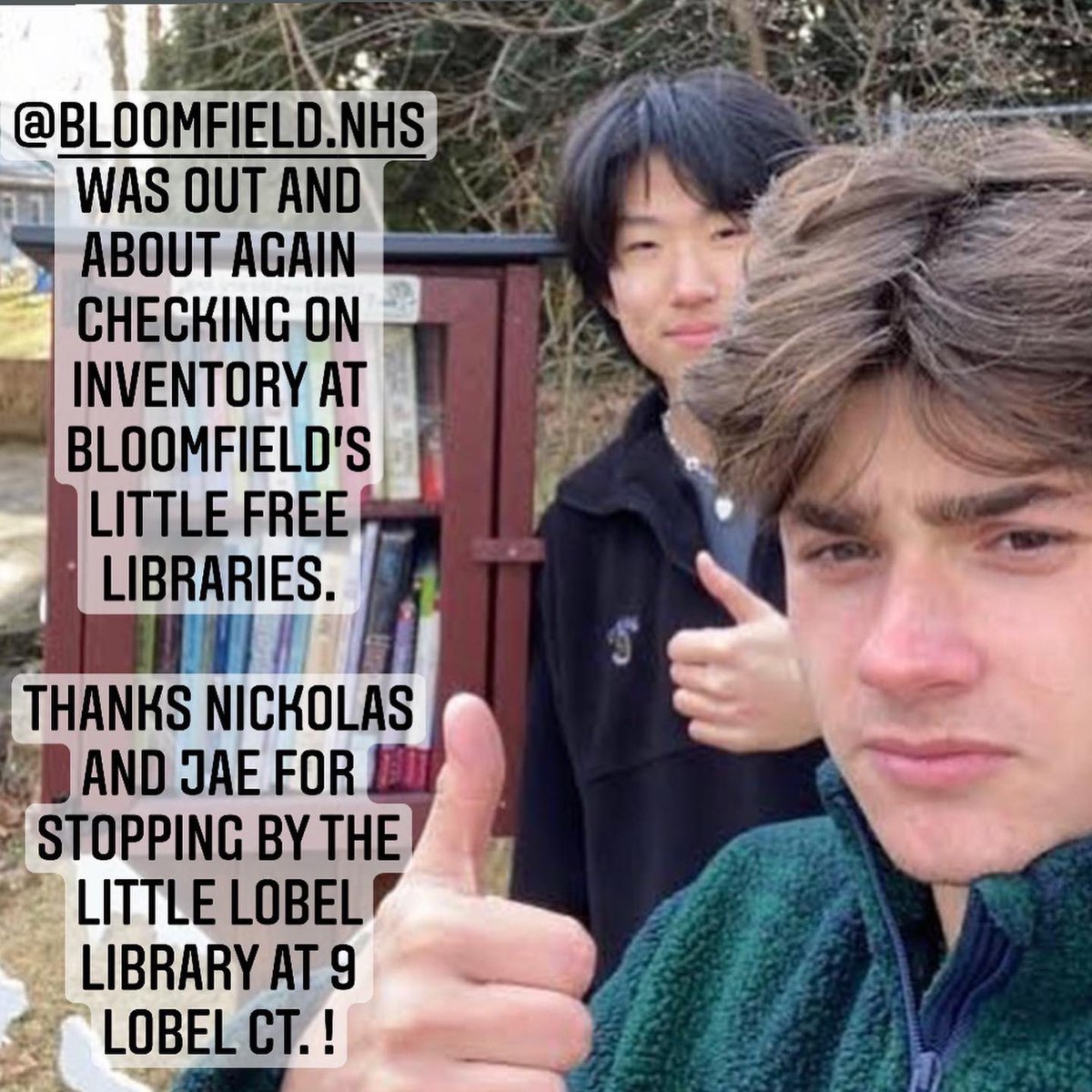 BengalLibrary's tweet photo. What will you find?  @07003schools #littlefreelibrary #bloomfieldnj https://t.co/edbPnawB58