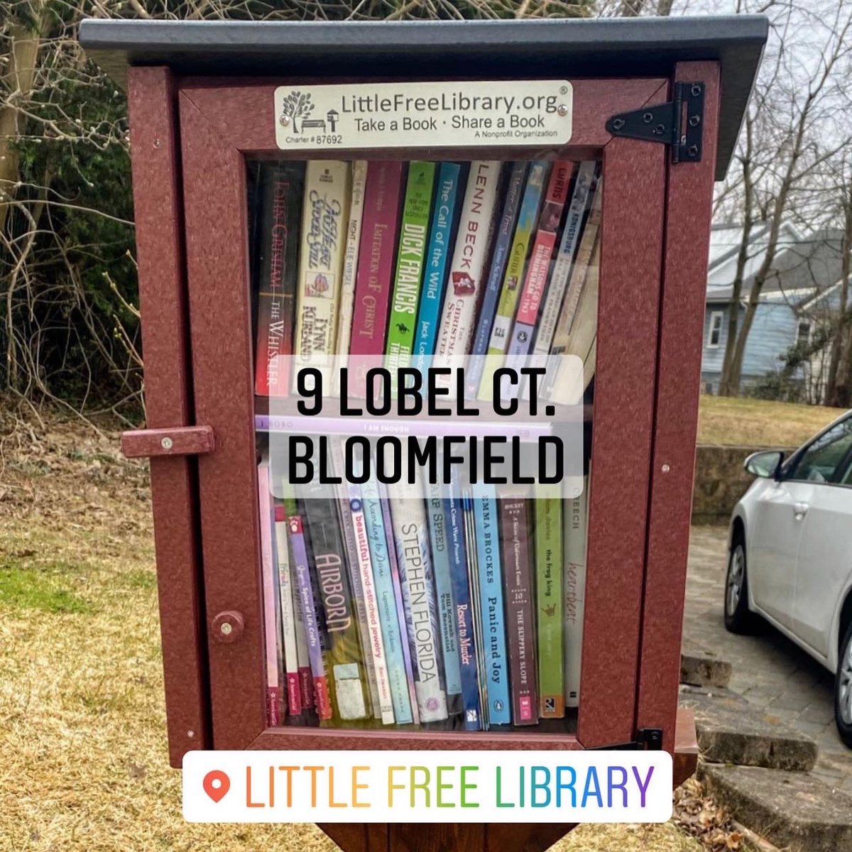 BengalLibrary's tweet photo. What will you find?  @07003schools #littlefreelibrary #bloomfieldnj https://t.co/edbPnawB58