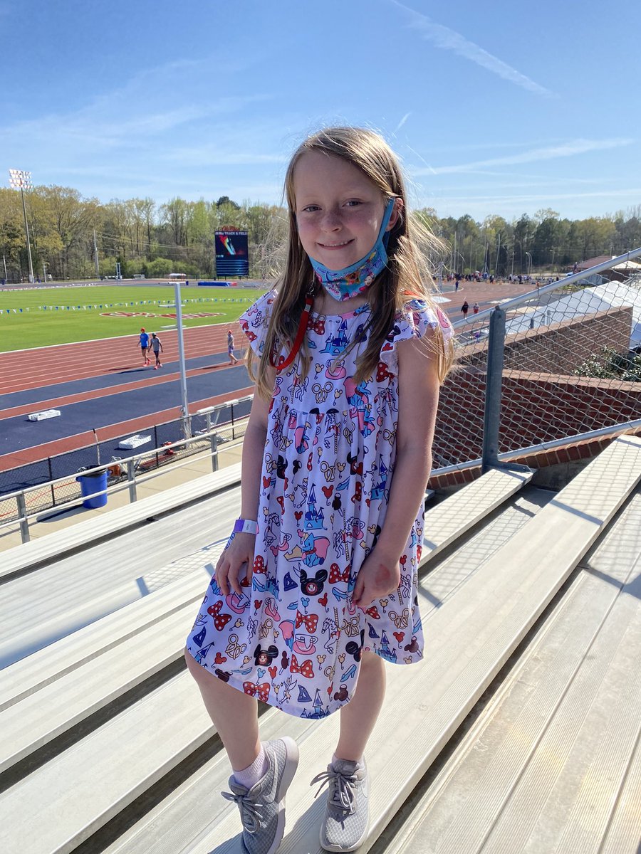OleMiss1848's tweet photo. Enjoying some Daddy/Daughter time with #AddyGrace on a beautiful day @OleMissTrack #HottyToddy 🔴🔵 https://t.co/EdrXh7XQvw
