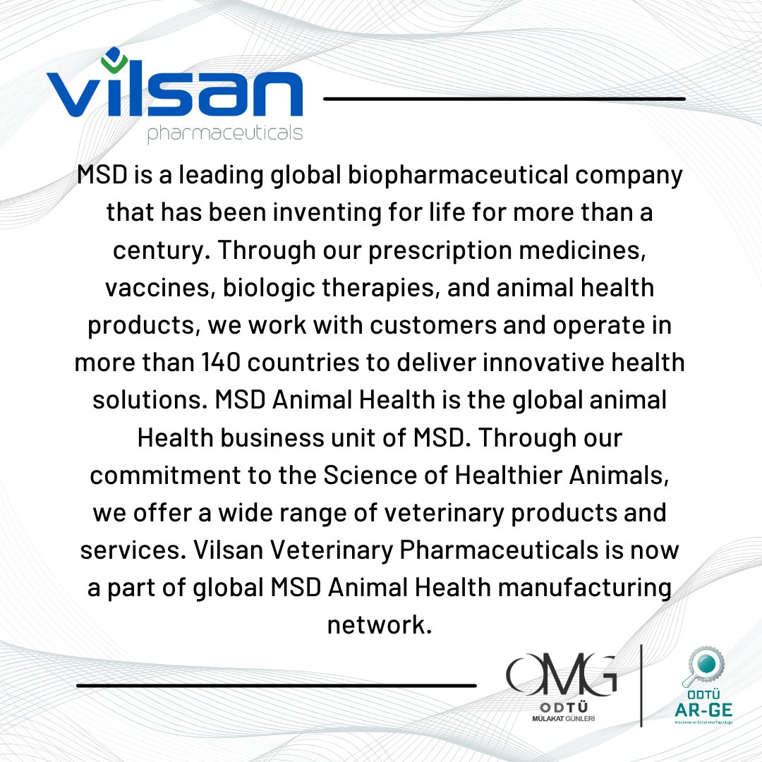 İlaç sektöründen Vilsan 17-18 Nisan’da OMG’de!

Başvurular çok yakında, takipte kalın!
#odtumulakatgunleri #omg2021