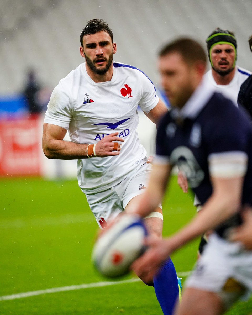 FranceRugby's tweet photo. 🇫🇷🏴󠁧󠁢󠁳󠁣󠁴󠁿 40 minutes pour y croire ! Allez les Bleus !

#FRAECO #XVdeFrance #NeFaisonsXV https://t.co/A6zLAIzsgP
