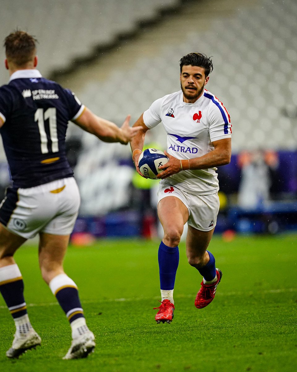 FranceRugby's tweet photo. 🇫🇷🏴󠁧󠁢󠁳󠁣󠁴󠁿 40 minutes pour y croire ! Allez les Bleus !

#FRAECO #XVdeFrance #NeFaisonsXV https://t.co/A6zLAIzsgP