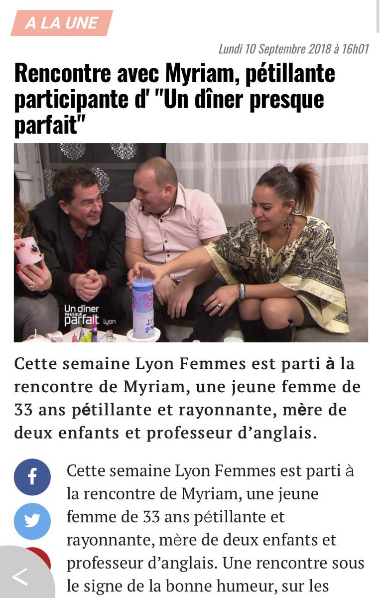 mlenglin's tweet photo. Myriam avait déjà participé à « un dîner presque parfait » prochaine émission ?? #KohLanta https://t.co/vdSf2pJTMb