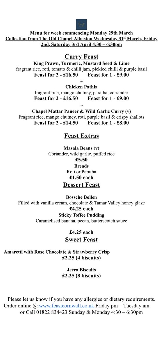 feast cornwall tweet media