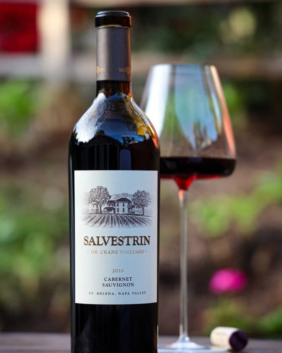 ASHNapa's tweet photo. Rated #94points by @Wine_Advocate the @salvestrinwines 2016 Dr. Crane Vineyard #Cabernet is robust & elegant at once. This wine embodies the delicate balance of finesse & opulence.
https://t.co/88shGwoTHx
📸: @wineryreflections (IG)
#wine #tgif #sthelena #napa https://t.co/wNmoImAC3Q