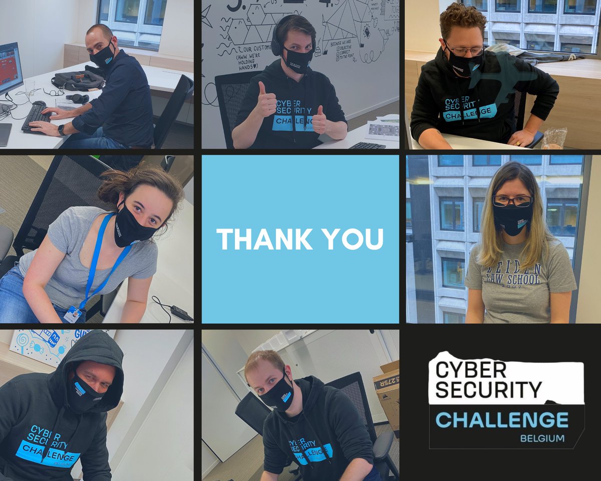 CSCBelgium's tweet photo. Setting up an online Cyber Security Challenge would not be possible without the dedication of dozens of people behind the scenes who keep everything running smoothly. Thank you very much for your efforts today and we will see each other again tomorrow. #CSCBE21 https://t.co/1IotlihjnX