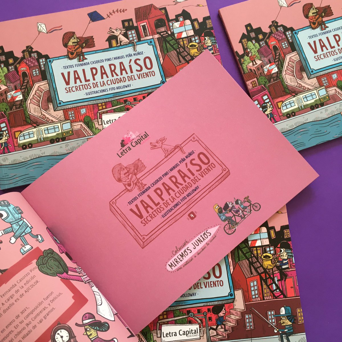 ⚓️Hoy se presenta el libro Valparaíso, secretos de la ciudad del viento publicado por <a href="/LetraCapitalEd/">Letra Capital</a> con textos de Manuel Peña Muñoz y Fernanda Casorzo e ilustraciones de Fito Holloway.                                             📣19 h por el facebook de Letra Capital.