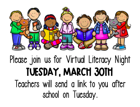 Virtual Literacy Night coming soon ....