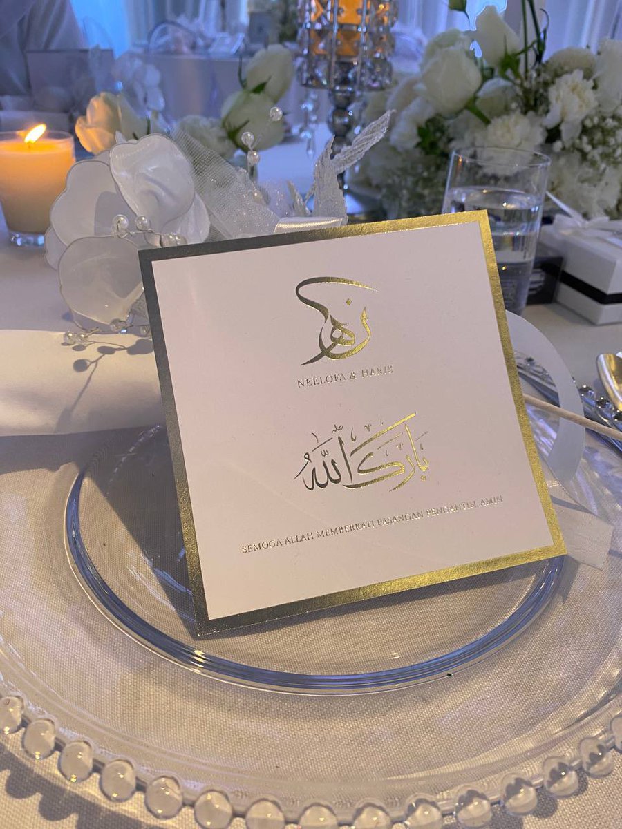 MyMeleTOP's tweet photo. Di majlis pernikahan @neelofa &amp; Pu Riz. Semoga pernikahan ini berjalan dengan baik &amp; diberkati Allah Swt 🤍 https://t.co/VylRlhFTw5