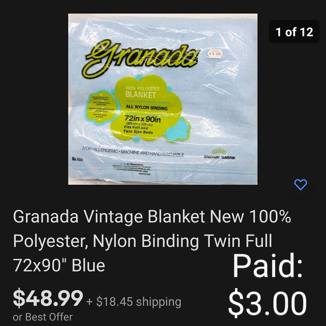 Vintage blanket haul finds for eBay!