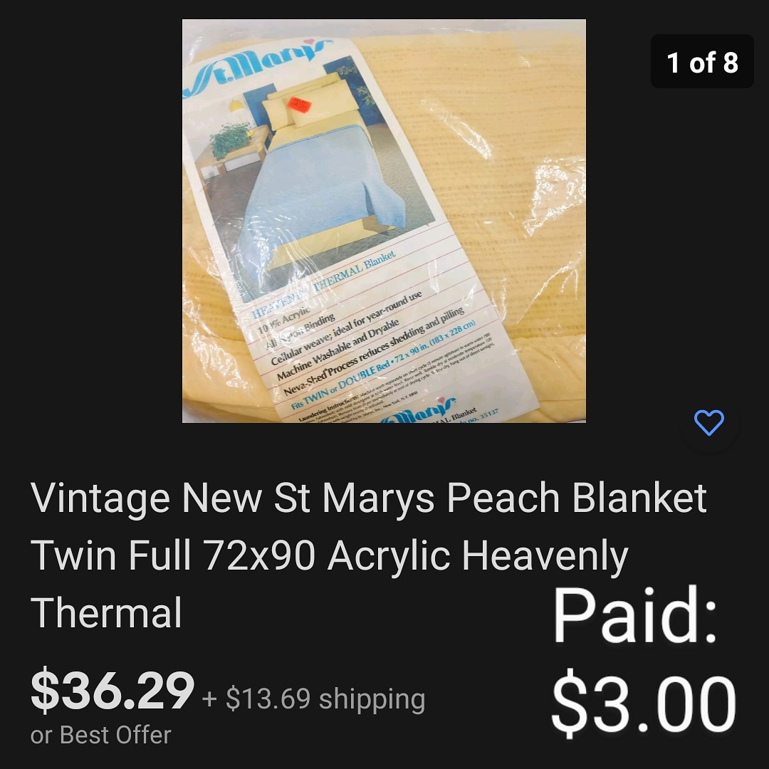 Vintage blanket haul finds for eBay!