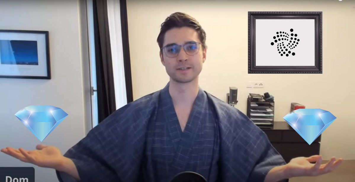 PxPaws's tweet image. Here's @DomSchiener 's Zen pose with diamond hands 🤣

#IOTA #IOTAstrong #domstrong