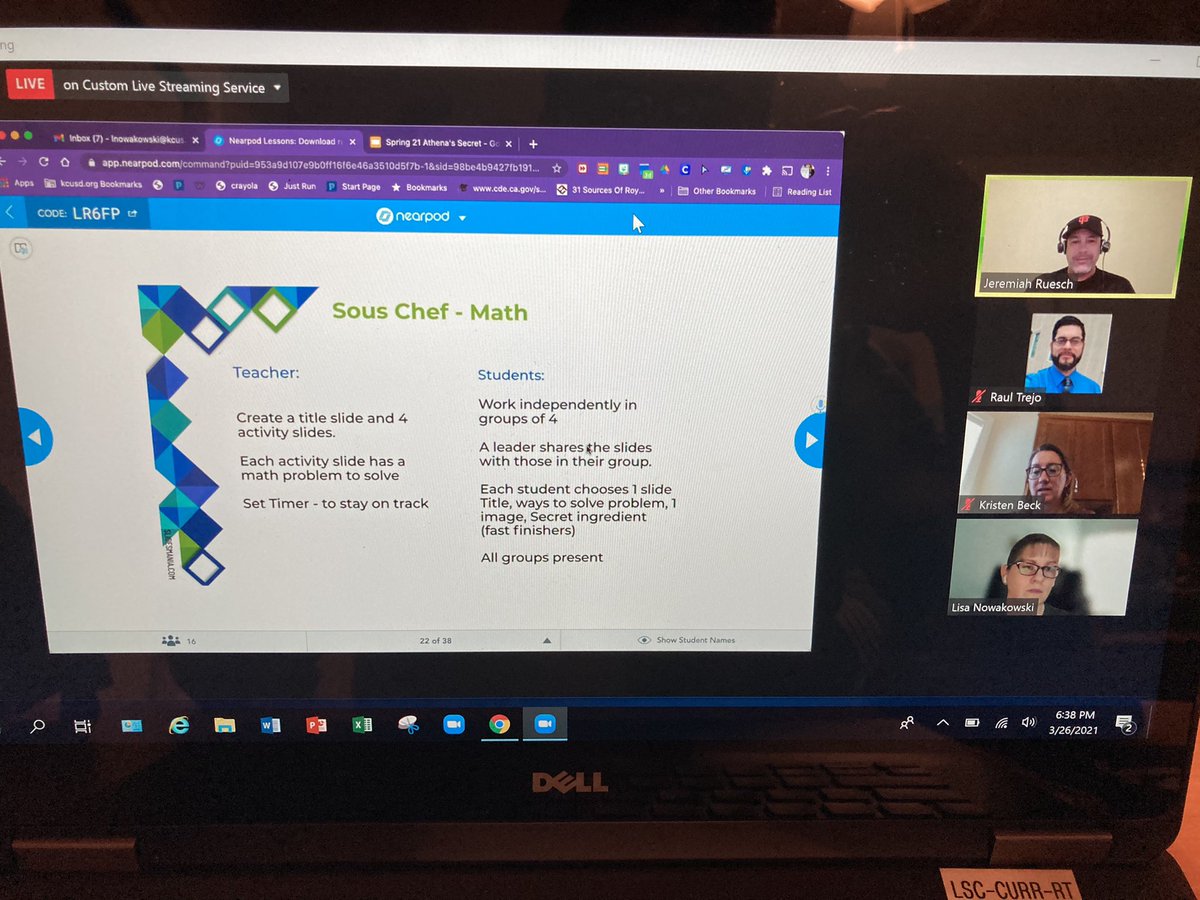 raultrejojr_1's tweet image. Intirgued to learn more after hearing @mathkaveli and @NowaTechie at #SpringCUE21...Got my copy of #EDUProtocol #mathedition!