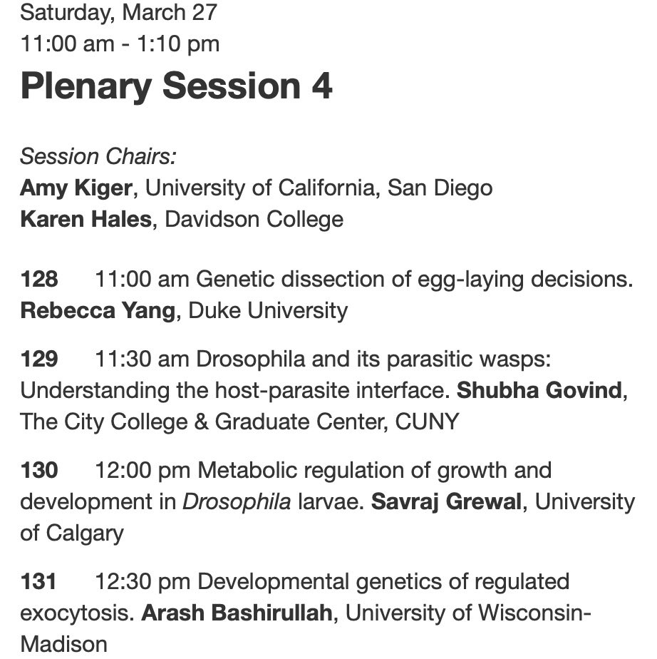 Start your weekend off right!
More great talks and superhero scientists on deck at #Dros21 Plenary Session 4 on Saturday morning 11:00am EDT / 8:00am PDT. 
And stay tuned to the program for more to follow.