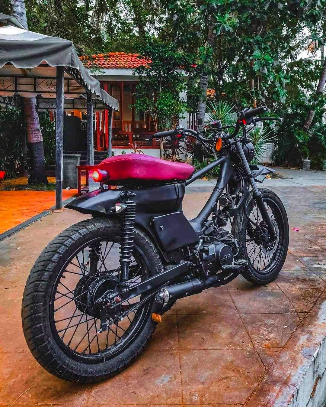 Hero honda street on sale modified