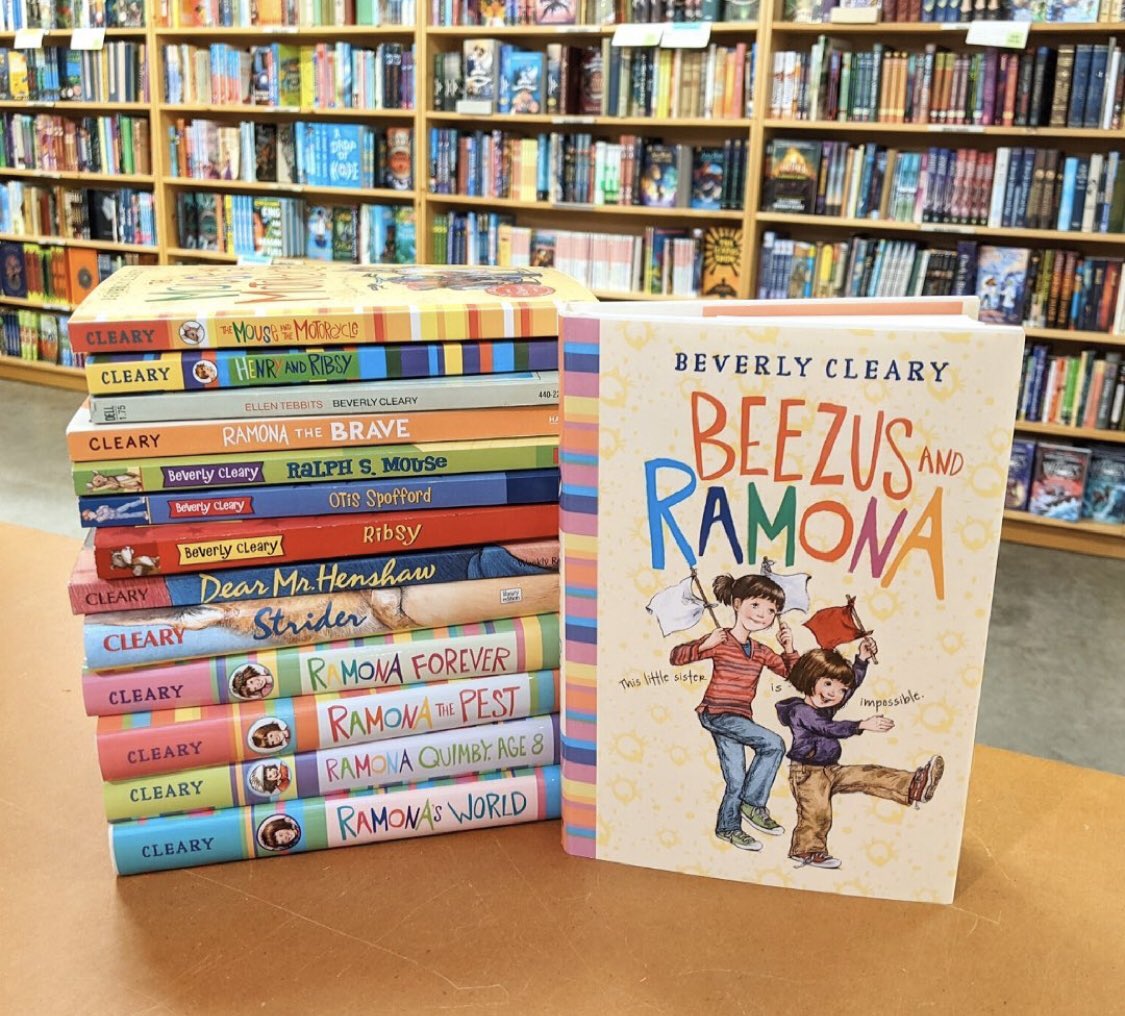 “Quite often somebody will say, what year do your books take place? And the only answer I can give is, in childhood.” —Beverly Cleary So sad to hear about the loss of one of my favorite authors as a child. I always could relate to Ramona. #LiteracyMatters