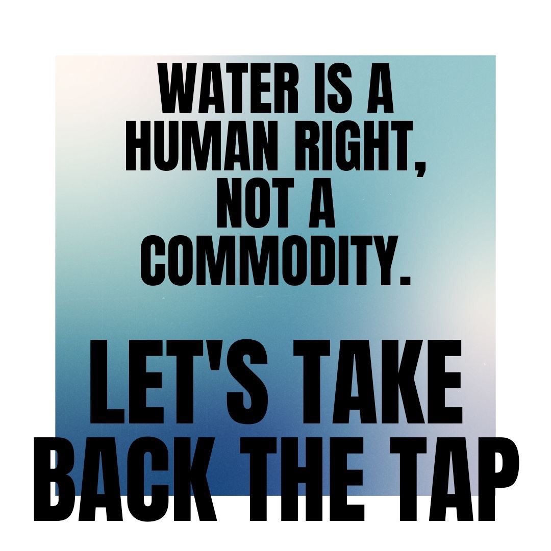 Water is a human right, not a commodity. Let’s take back the tap President Davies. <a href="/cmichprez/">Dr. Bob Davies, President Emeritus and Professor</a> <a href="/CMUniversity/">Central Michigan U.</a> #TBTTCmich #TakeBackTheTap #BreakFreeFromPlastic