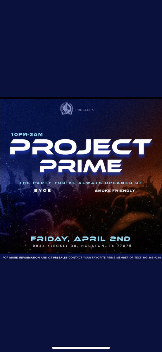 __moye's tweet image. April 2nd ! That’s it that’s the tweet ! Be there ! #ProjectPrime