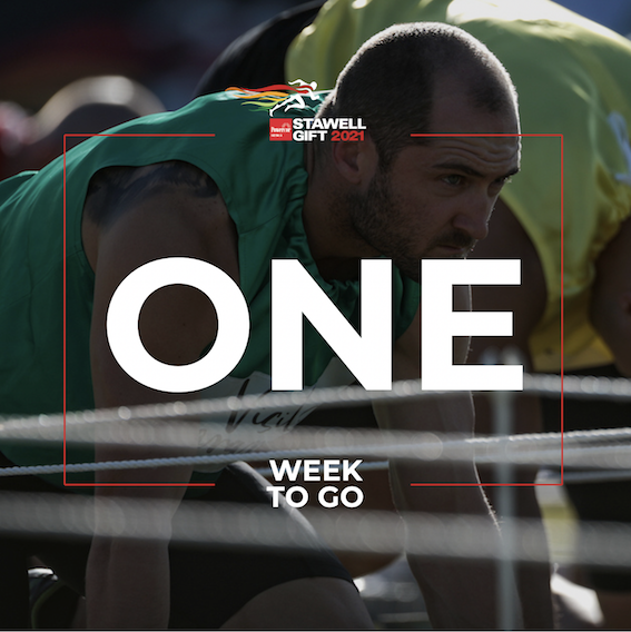 Stawell_Gift's tweet photo. All eyes are on Stawell. There's just one week to go! Who's excited? Don't forget to tell your family and friends to get their tickets at Ticketek!
.
#stawellgift #powercorstawellgift #1week2go https://t.co/gAqVPUj4hp