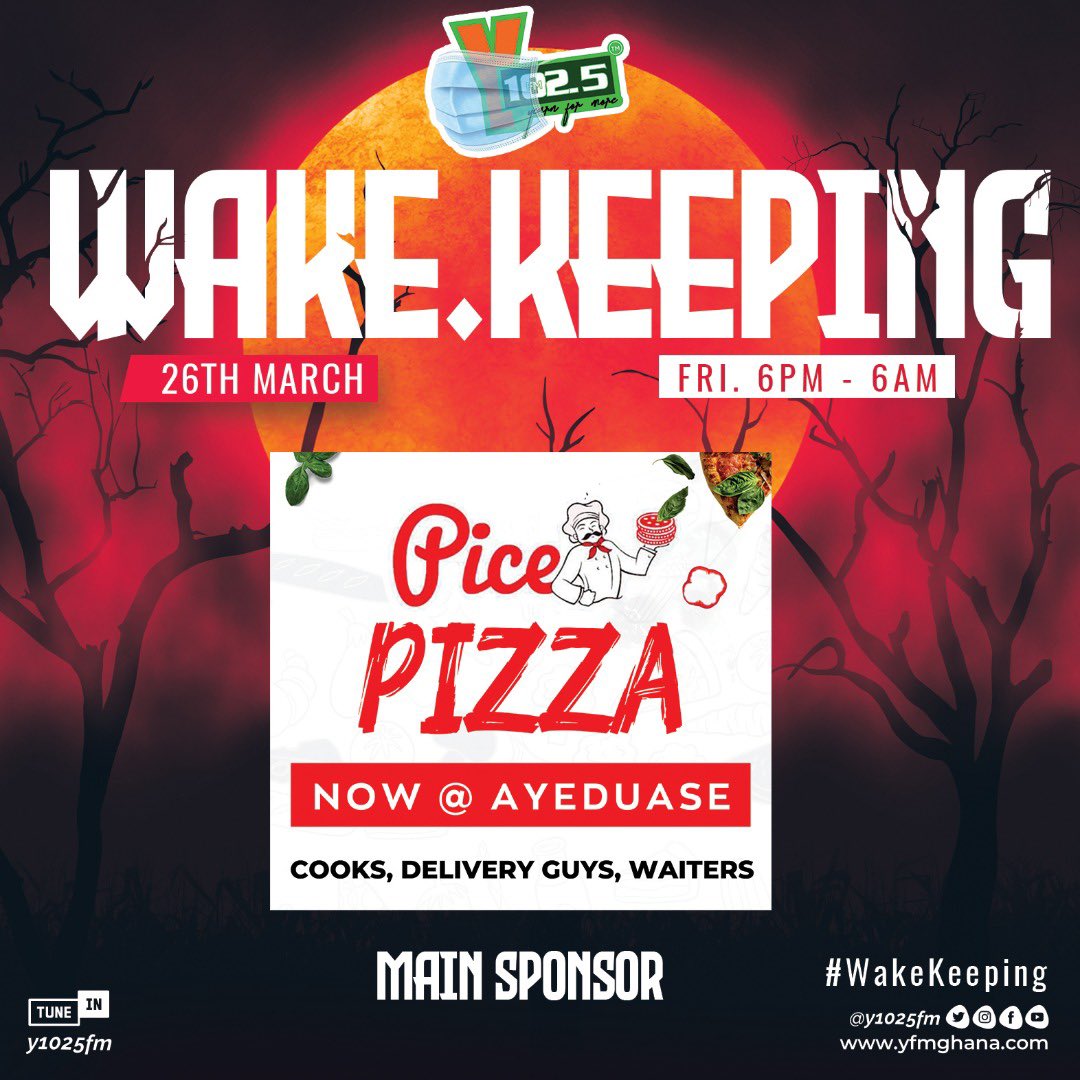 y1025fm's tweet photo. #WakeKeepingOnY is  also sponsored by Pice Pizza https://t.co/4gvHaGKLmO