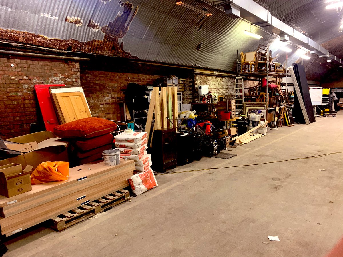 Today we moved a LOT from the studios to the arches as we start ANOTHER new chapter in the life of 53two &amp; @MAPlatform. We genuinely couldn’t have done it without this incredible team of helpers (&amp; <a href="/alexandrajmax/">Alexandra Maxwell</a>, photographer here!) We unmasked &amp; posed! THANK YOU HEROES! 💙💜