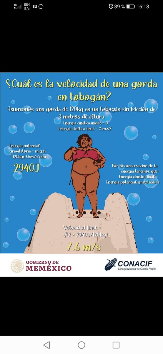 GaiaLo1's tweet photo. Por si te preguntabas cuál es la velocidad de una gorda en Tobogán 🤣 @marthadebayle https://t.co/Iesx1LyReC