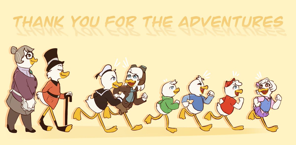 spadaaces's tweet photo. A bit late, but thank you for everything #DuckTales ❤️ https://t.co/v0Dbkr6FPN