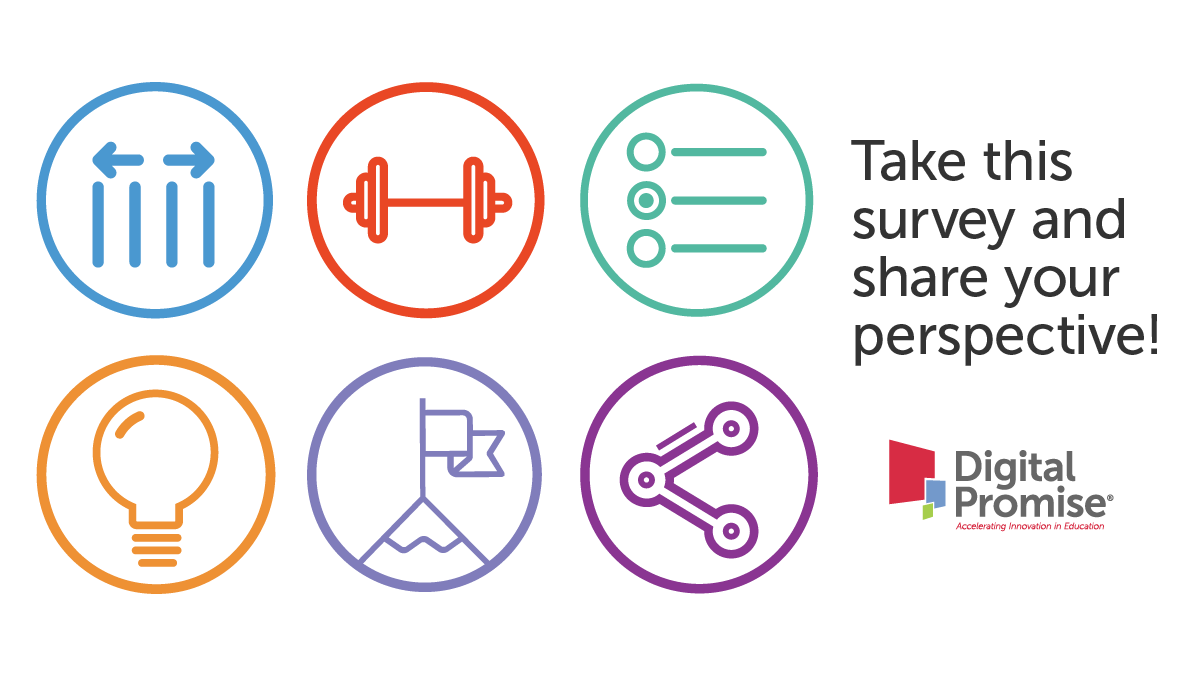 DigitalPromise's tweet photo. Take this short survey to share your perspective on accessing, understanding, and applying the education research that matters to you! https://t.co/wE1UjE49EV #DPLIS #ResearchAtWork https://t.co/BAlfubqfXt