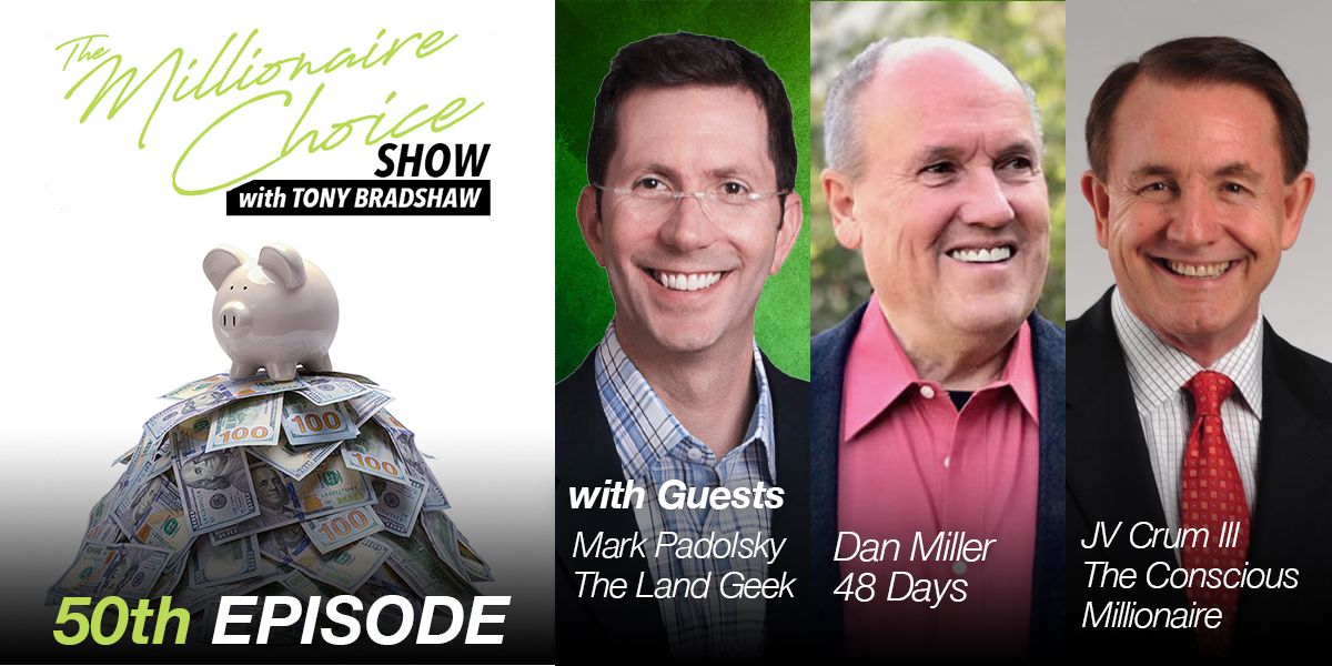 I had a great time with my friend Tony Bradshaw celebrating his 50th Episode of The Millionaire Choice podcast. So many great life stories of people breaking free from poverty to become millionaires! Find it on your favorite podcast app.
