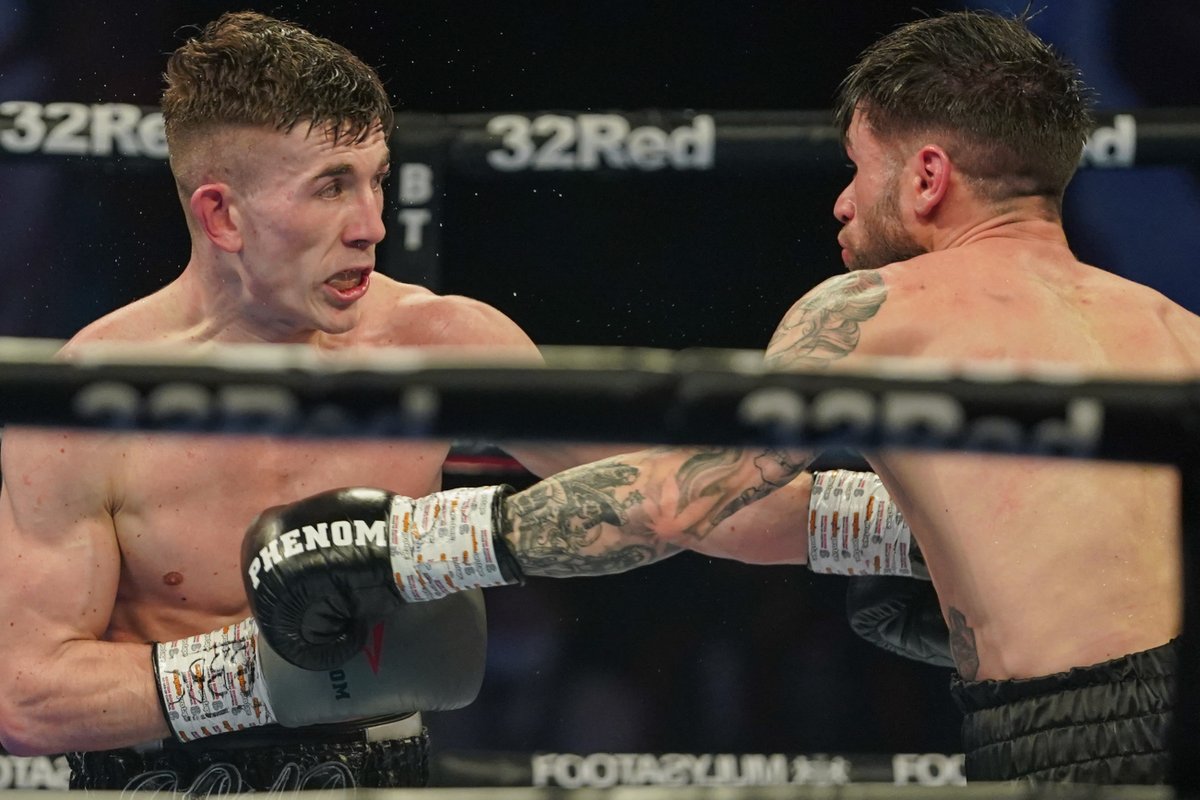 FrankWarren's tweet photo. Brad 'The Blade' Foster moves to 14-0-2 with tonight's win over Alvaro Rodriguez ☝️
#FosterRodriguez https://t.co/uDShuw5LMv
