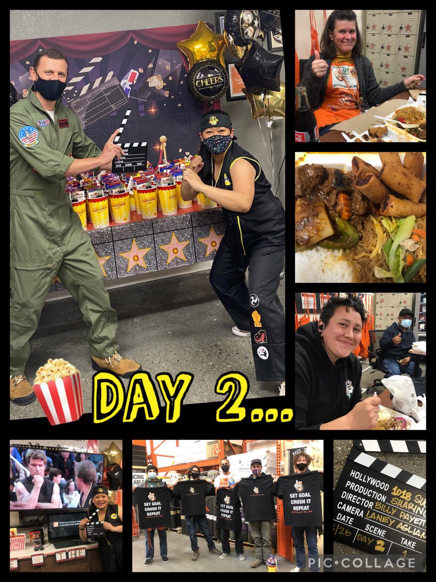 Maverick &amp; Cobra Kai having some fun <a href="/Homedepot1018/">Home Depot #1018</a> Day2 #SuccessSharing 🎬🍿Loving the Filipino Food😍 #Lumpias #NoMercy <a href="/PayetteBilly/">Billy Payette</a> <a href="/NotoKara/">Kara Noto</a> <a href="/Jeffbrennerhd/">Jeff Brenner</a> <a href="/JohnnyAtoe/">Johnny Atoe</a>