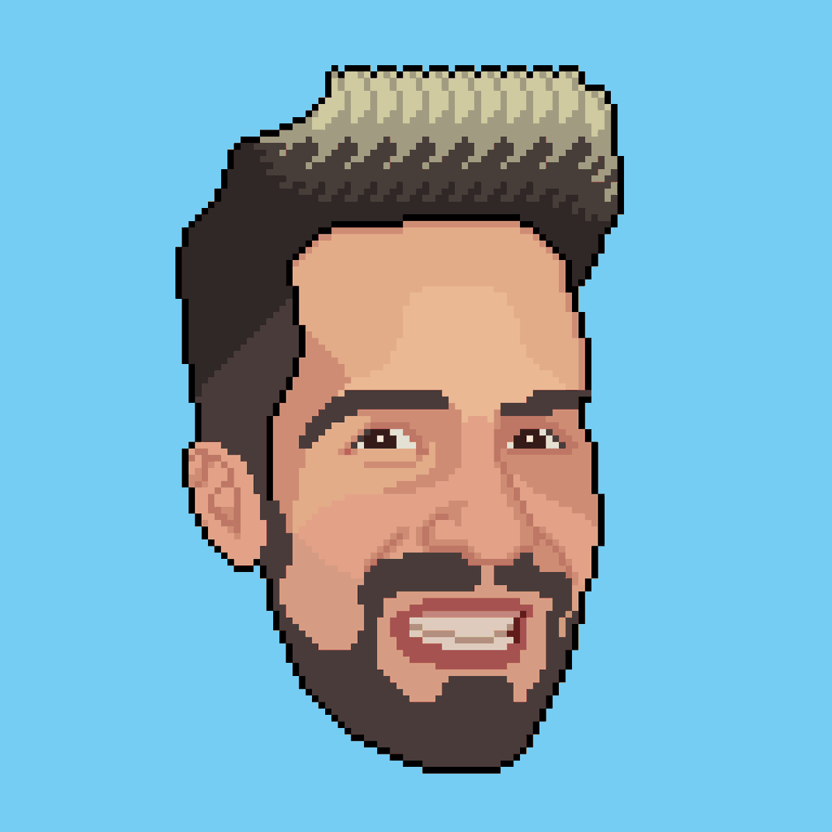 zapipixel's tweet photo. Martín Cirio La Faraona Pixel Art #pixelart https://t.co/At3YbvKryf