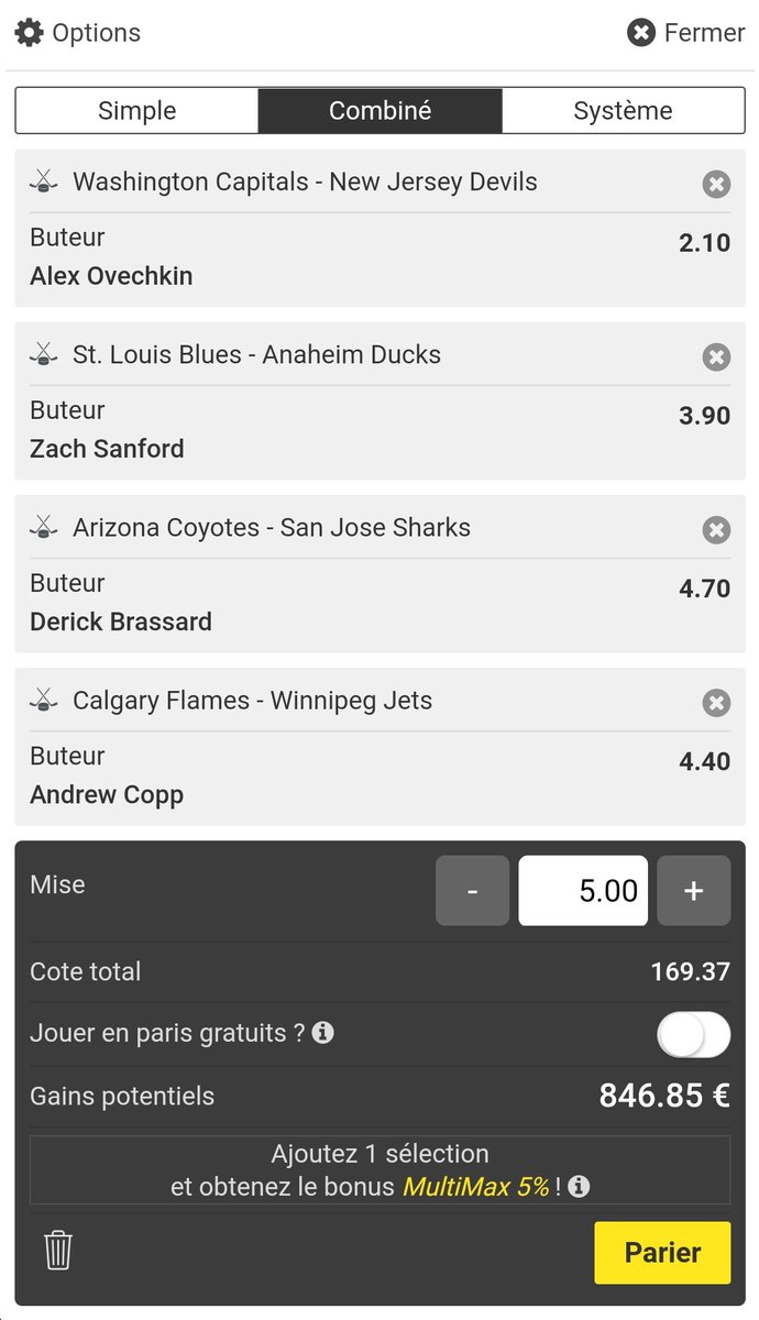 MacoProno's tweet photo. #NHL | 27/03/21 📅
#BetButeur | Hockey 🏒
➡️Le pick safe du jour
⌚Match 00h00
🍀 Schenn ou Sanford 
🏦 Côte a 2,05 -> mise: 200€
🔥 +Fun double chance et simple 🤑 #MAXICOTE
🤞🏽GL à ceux qui suivent #JackpotMaco
#TeamParieurs #TeamParieur #HockeyTwitter https://t.co/5CURpnHODT