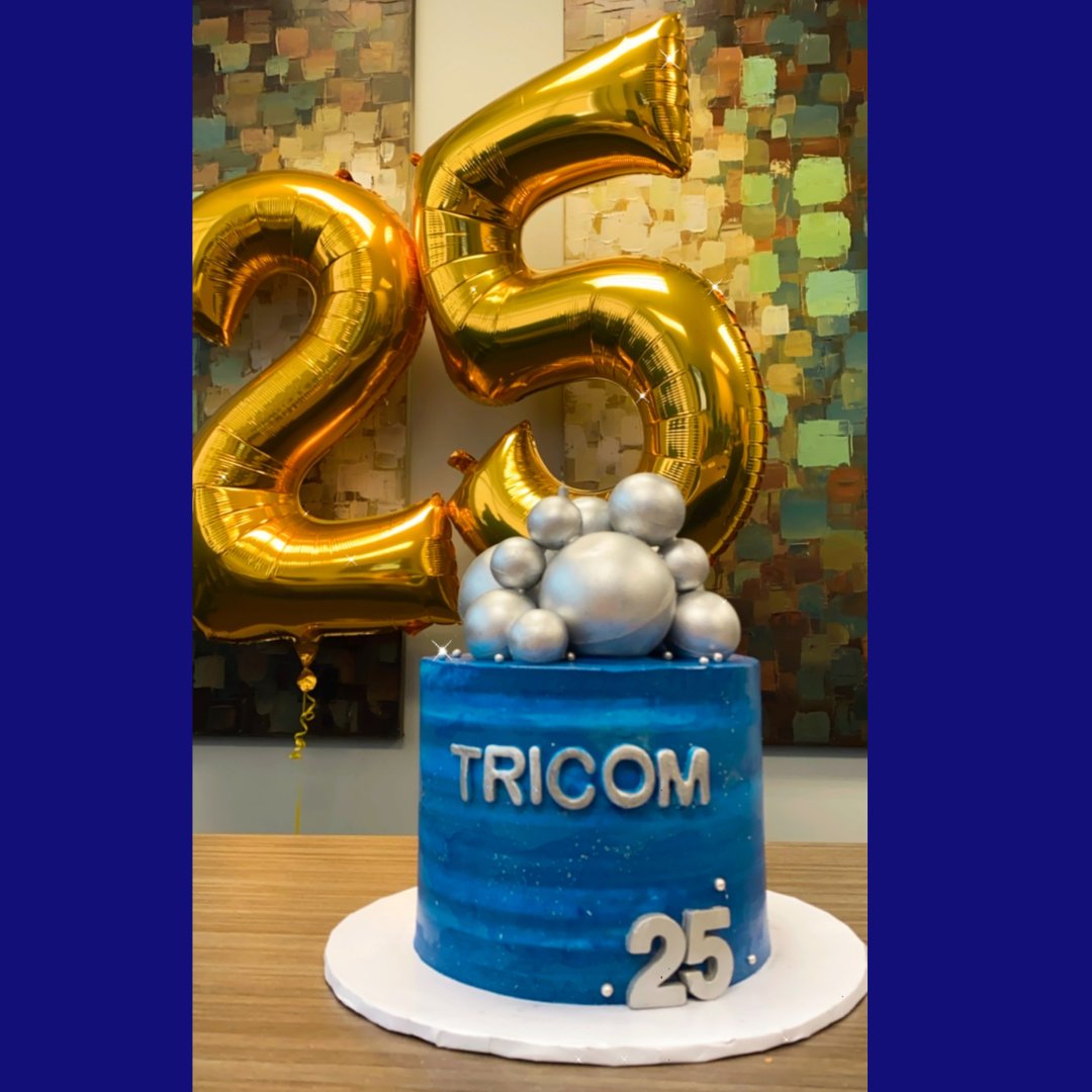 TricomServices's tweet photo. TRICOM turned 25 today!  We are grateful for the support from our team and our clients through our cleaning journey as we evolved into industry experts.

#tricom #janitorialservice #custodialservice https://t.co/1yAeUsaQM8